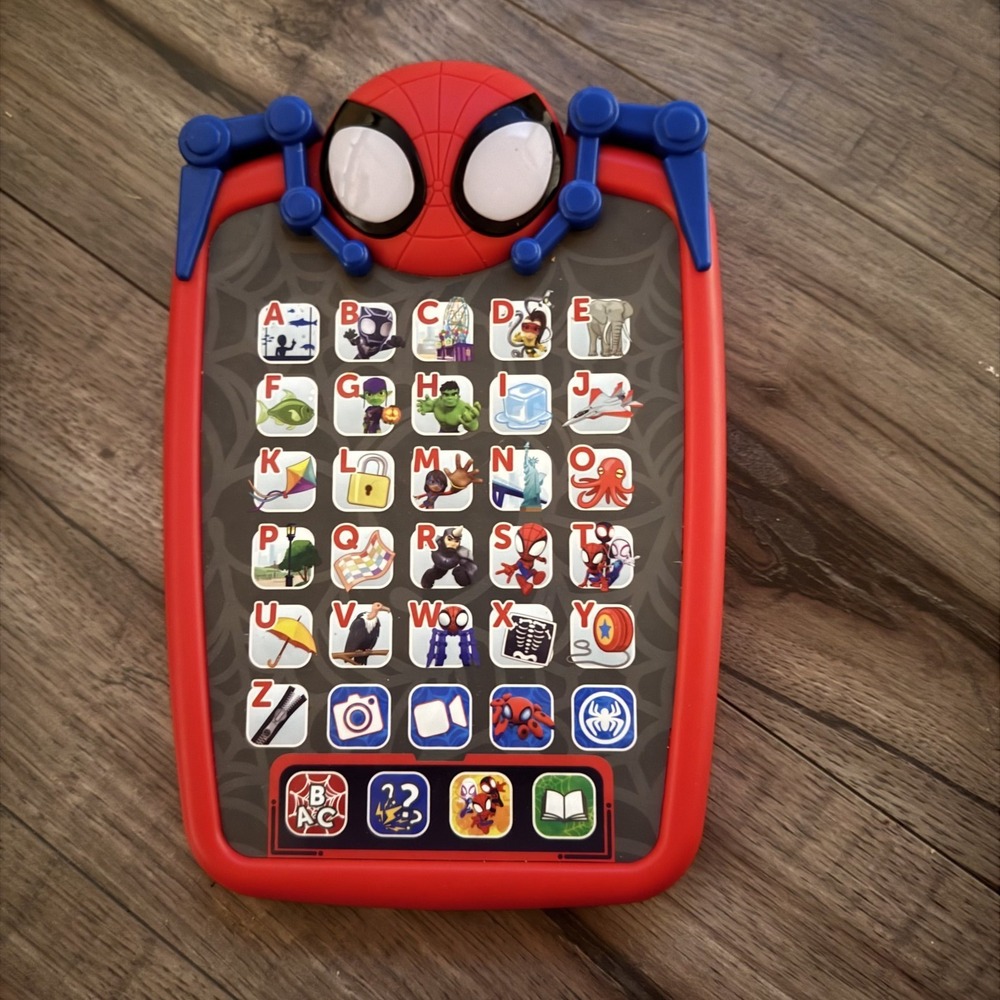 Spidey & His Amazing Friendsā Alphabet Tablet Toddler Toy Letters Learning Games